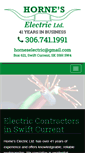 Mobile Screenshot of horneselectric.com